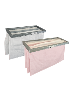 Alternative F7 + M5 filter set compatible with ENERVENT PELICAN ventilation unit – high-efficiency replacement pocket filters for fine dust, pollen removal, and improved indoor air quality.
Typical Pelican filter sets include F7 (ePM1 ~60%) supply filter